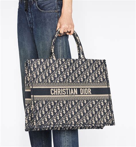 white christian dior tote bag|christian dior large book tote.